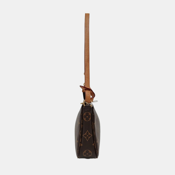 ACCESSOIRES GM Monogram Coated Canvas Brown