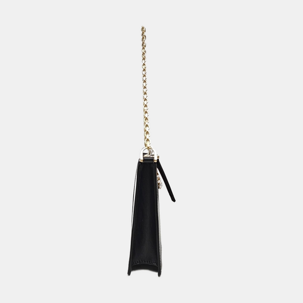 Calfskin Top Handle Bag Black