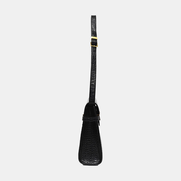 MANHATTAN Medium Calfskin Black