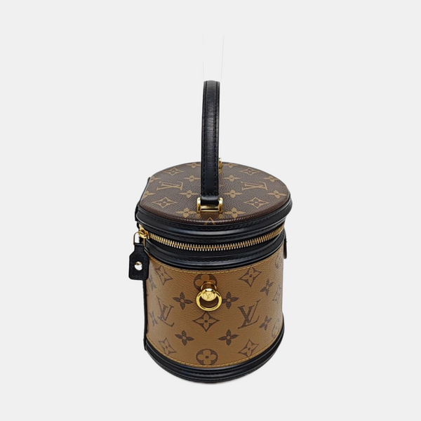 CANNES PM Monogram Coated Canvas Brown