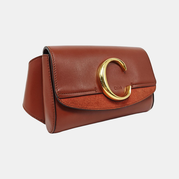 Chloé C Calfskin Brown