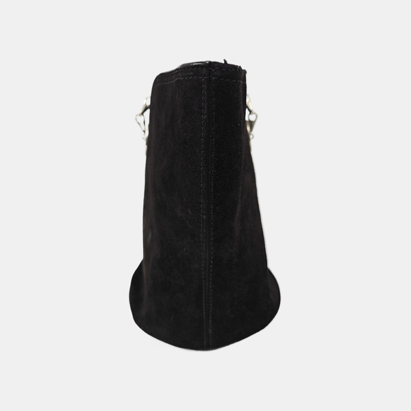 Suede Shoulder Bag Black