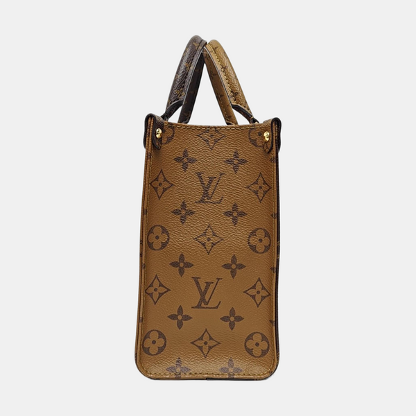 ONTHEGO PM Monogram Coated Canvas Brown