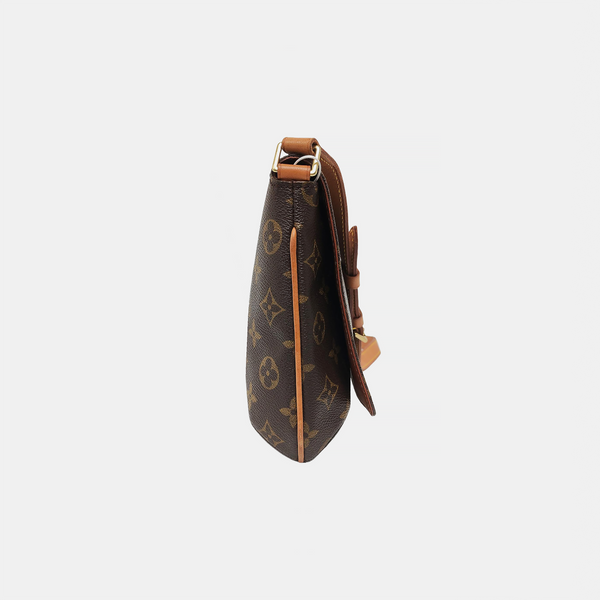 MUSETTE TANGO Monogram Coated Canvas Brown
