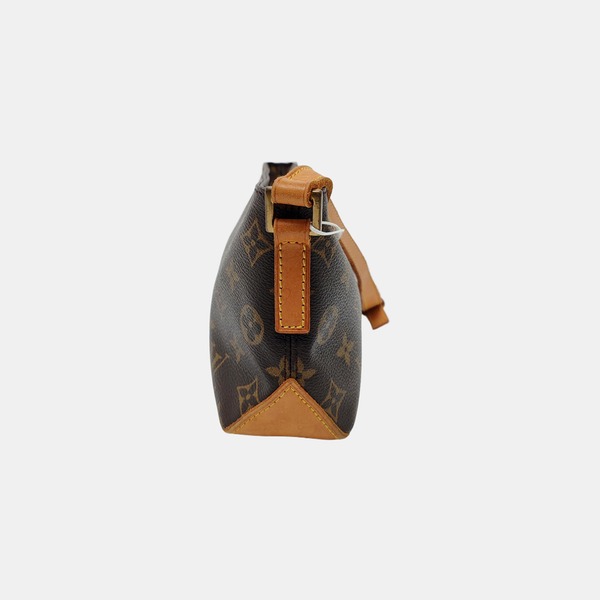 TROTTER Monogram Coated Canvas Brown