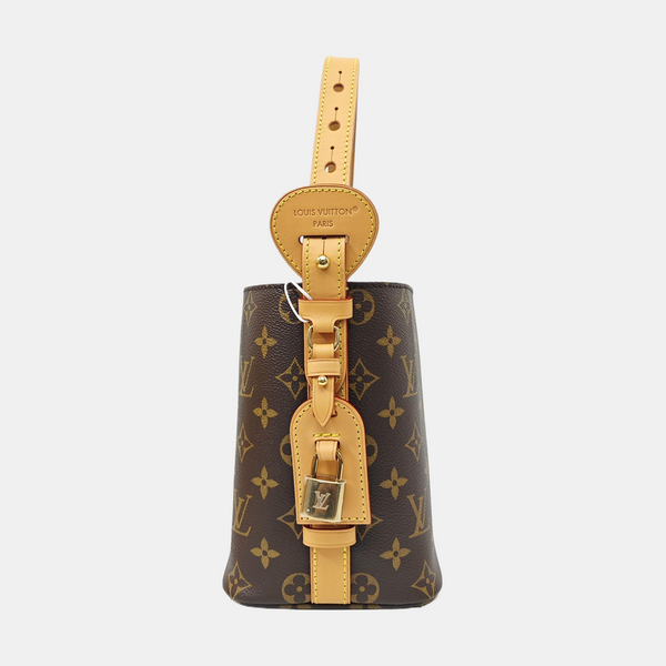 ALL IN Monogram Coated Canvas Brown