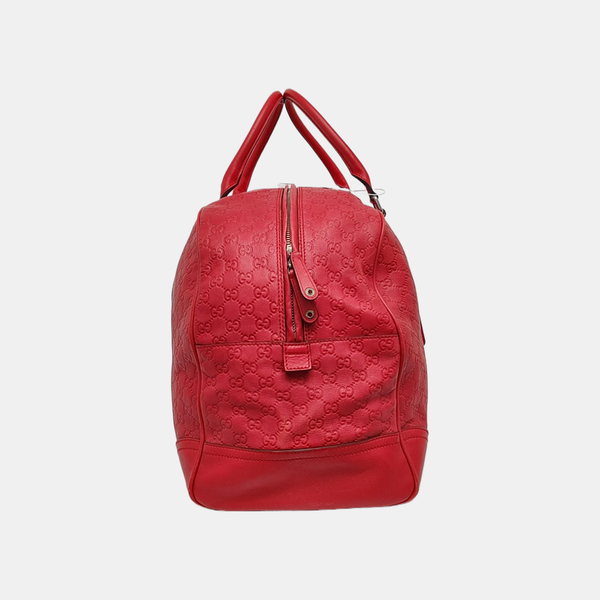 Microguccissima Monogram Leather Red