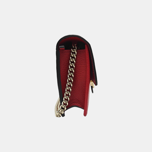 Calfskin Shoulder Bag Red