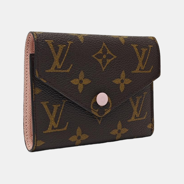 VICTORINE Monogram Coated Canvas Brown Wallet