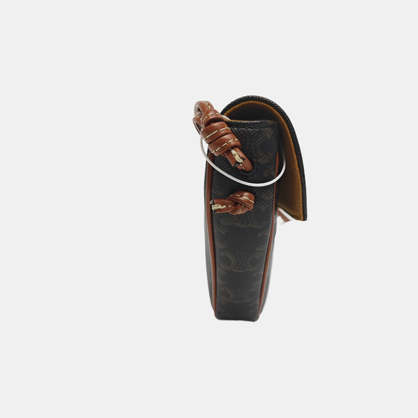 TRIANGLE Coated Canvas Brown