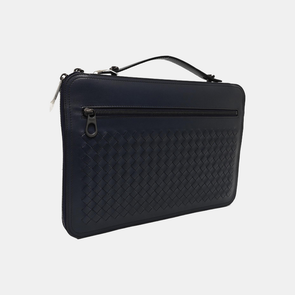 Calfskin Shoulder Bag Blue