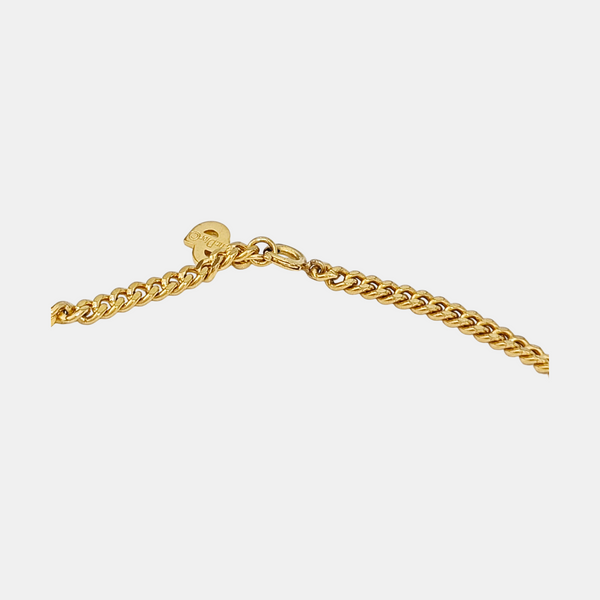 Petit CD Metal Gold Necklace