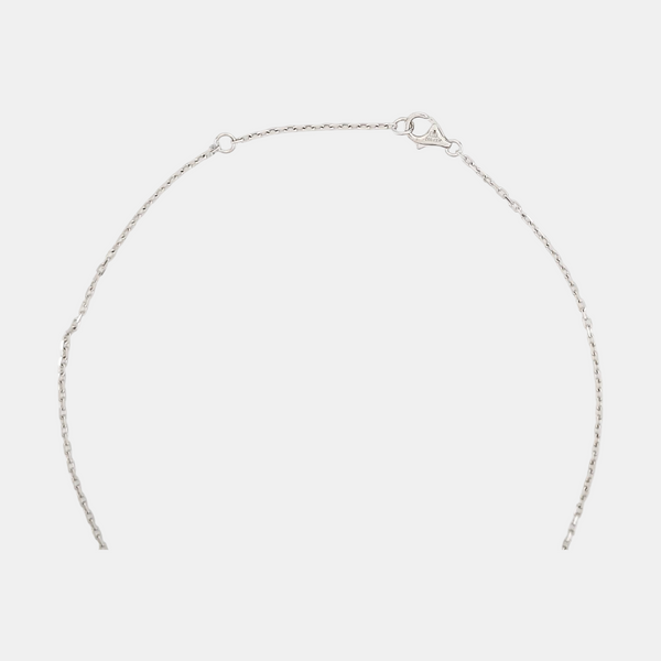 LOVE 18k White Gold Silver Necklace