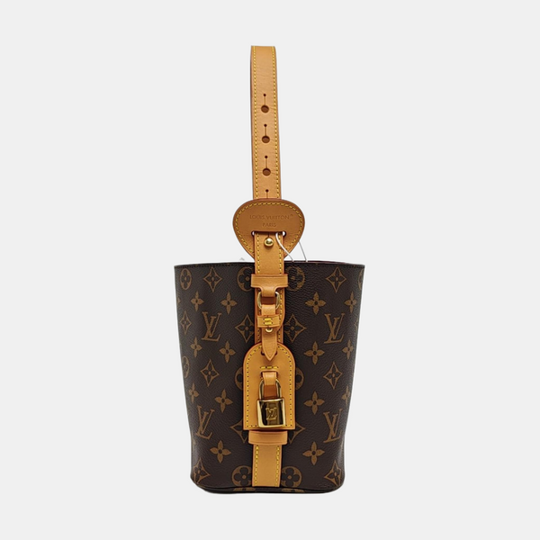ALL IN Monogram Coated Canvas Brown