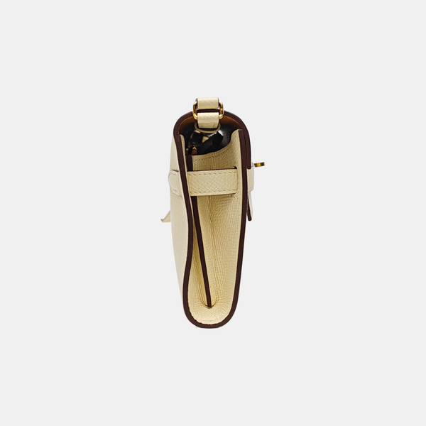 Kelly Togo Small Epsom White