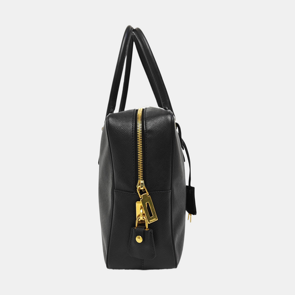 Bauletto Saffiano Calfskin Black