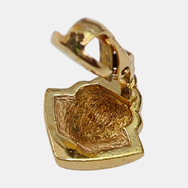 Twist Round Lab-Grown Diamond Gold Clip On Earrings