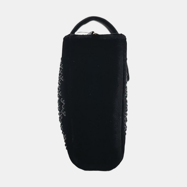 Quilted Velvet Black