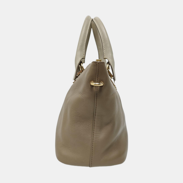 Calfskin Tote Bag Gray