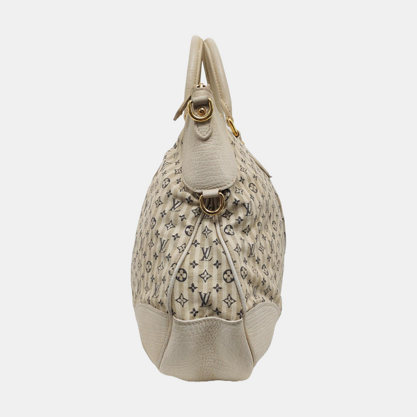 CROISETTE SAC MARINA Monogram Canvas White