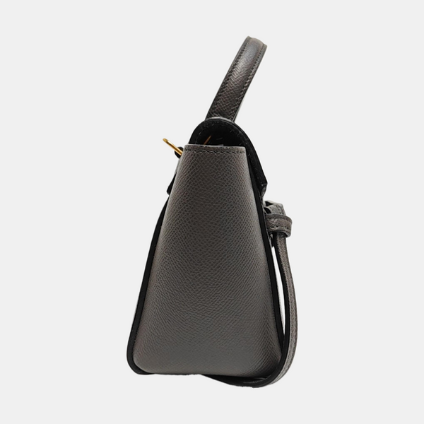 BELT PICO Calfskin Gray