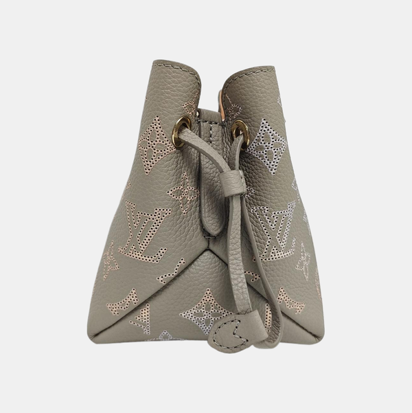 BELLA Monogram Calfskin Gray