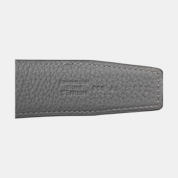 Leather Belt Gray