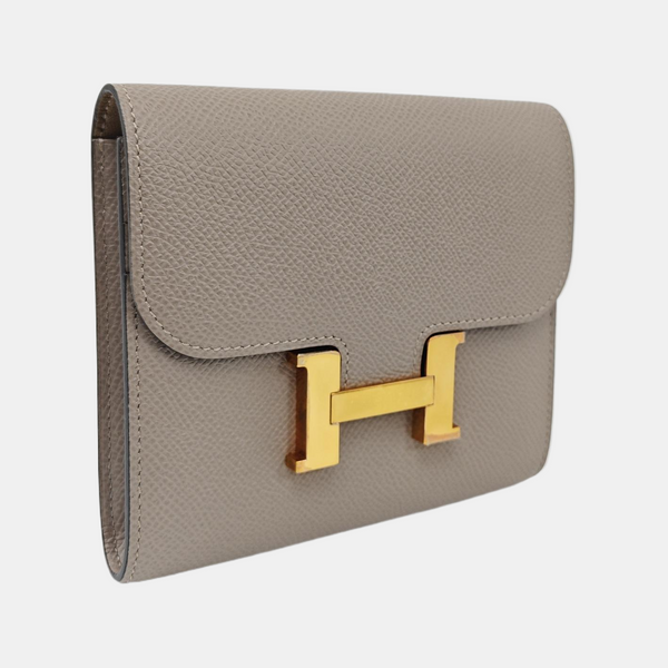 Constance Calfskin Gray Wallet