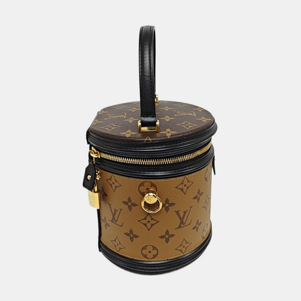 CANNES PM Monogram Coated Canvas Brown