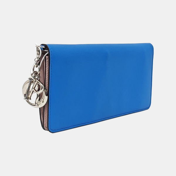 Calfskin Wallet Blue