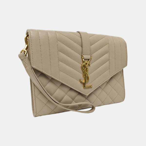 MONOGRAM Quilted Calfskin Beige