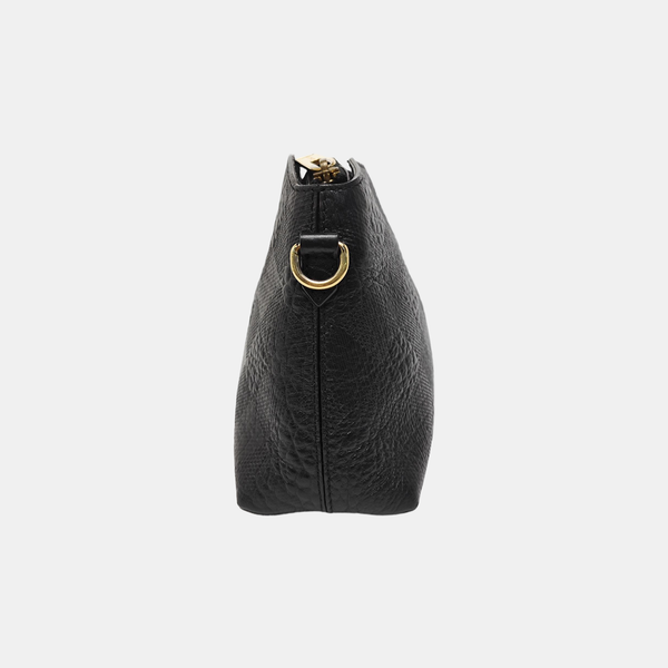 Calfskin Crossbody Bag Black