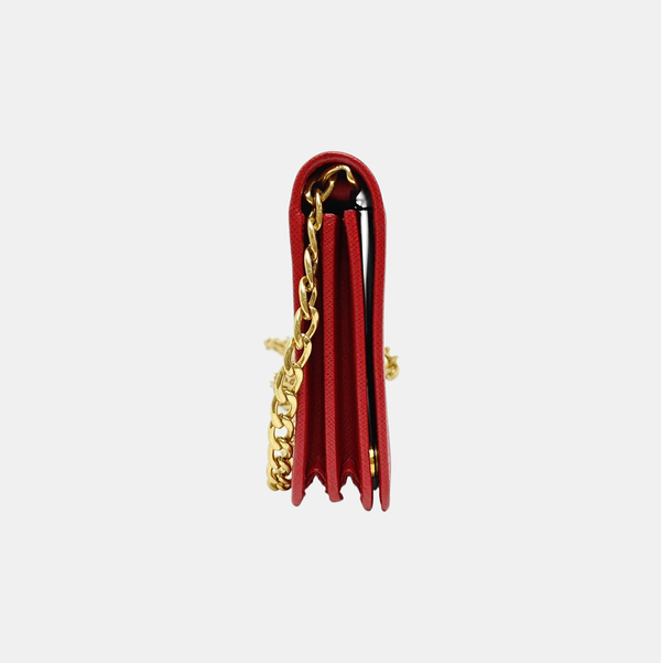 Prada Identity Saffiano Calfskin Red