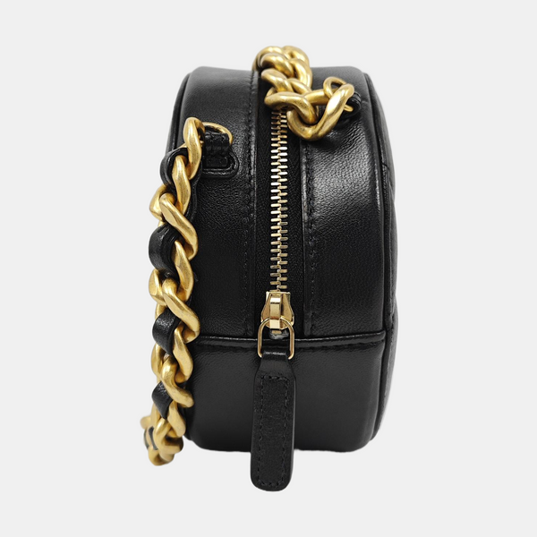 CHANEL 19 Small Quilted Lambskin Black