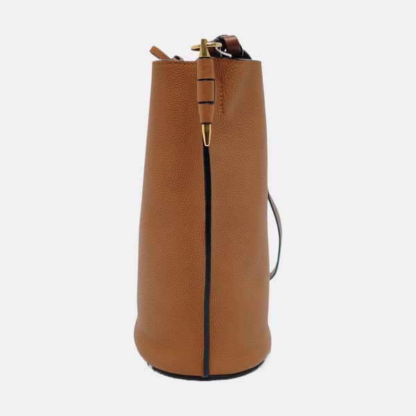 Authenticated pre-owned Gate Calfskin Brown - Bucket Bag at Looply