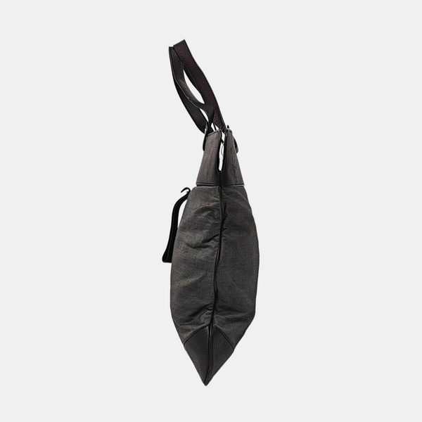 Canvas Top Handle Bag Gray