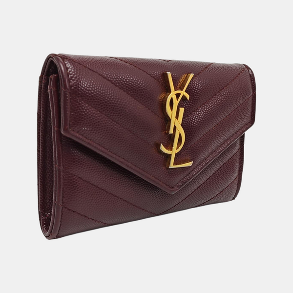 MONOGRAM Quilted Calfskin Red Wallet