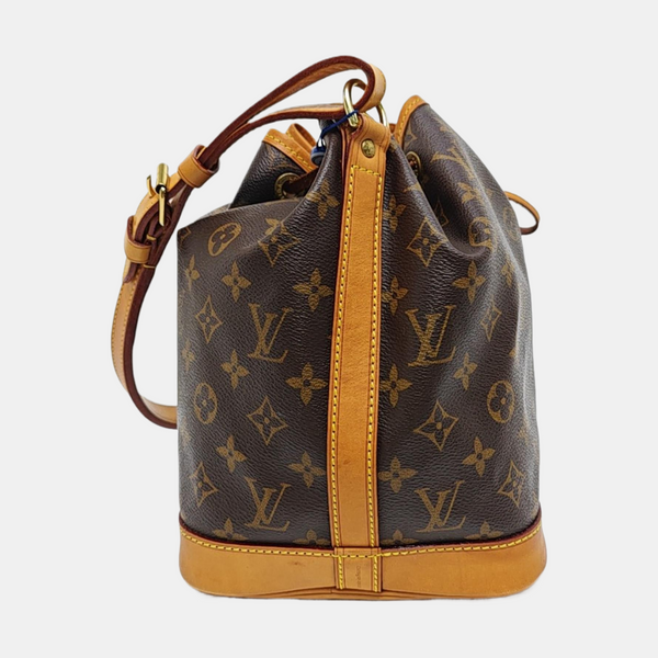 NOÉ MM Monogram Coated Canvas Brown
