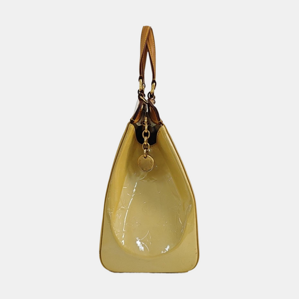 BREA MM Monogram Patent Leather Yellow
