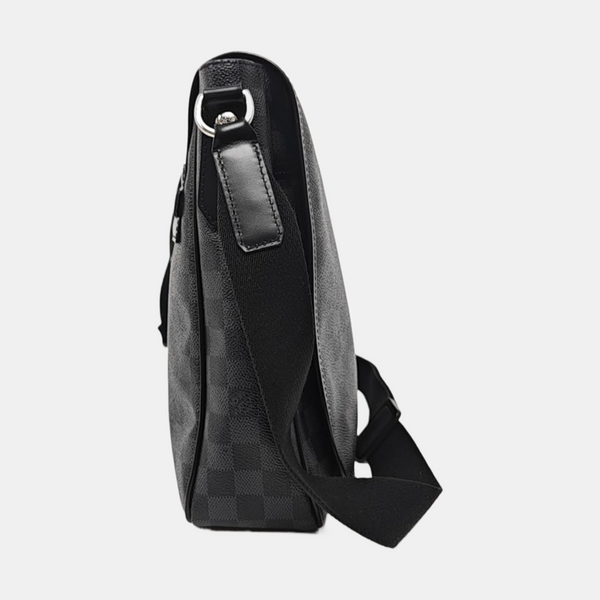 DANIEL MM Damier Graphite Coated Canvas Gray