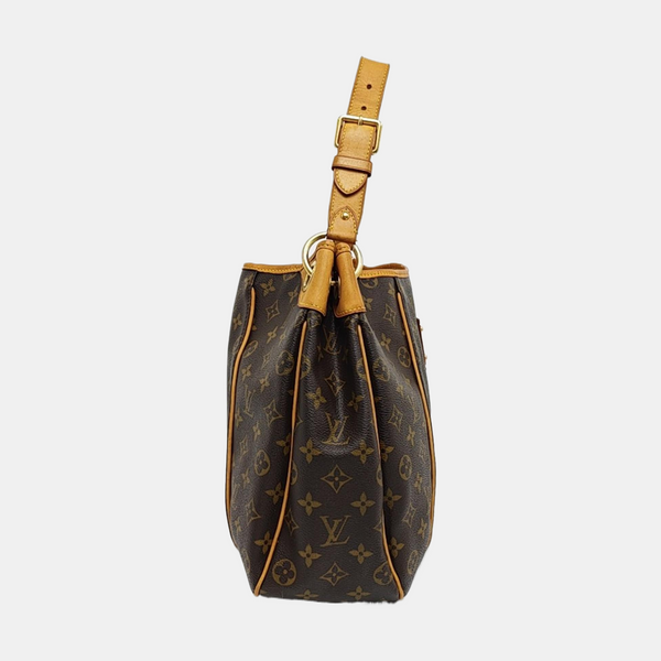 GALLIERA PM Monogram Coated Canvas Brown