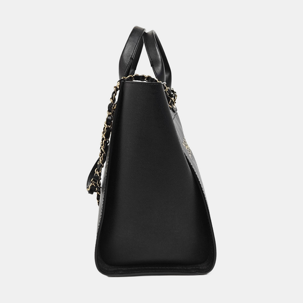 DEAUVILLE Small Calfskin Black