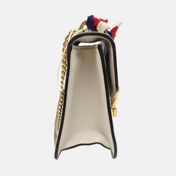 Sylvie Mini Calfskin White