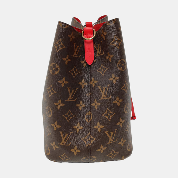 NÉONOÉ MM Monogram Coated Canvas Brown