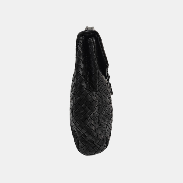 Calfskin Top Handle Bag Black