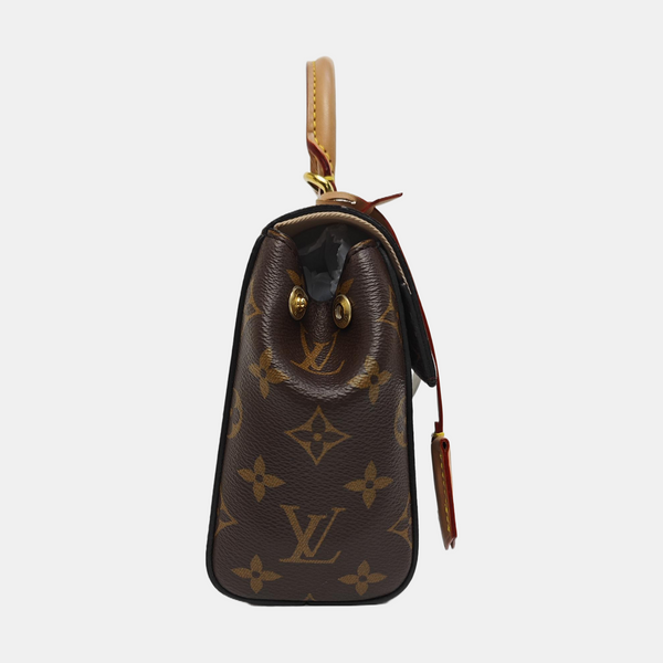 CLUNY PM Monogram Coated Canvas Brown