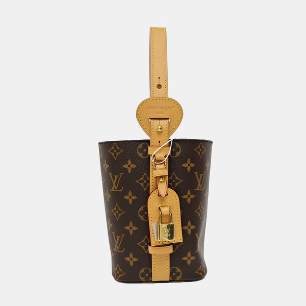 ALL IN Monogram Coated Canvas Brown