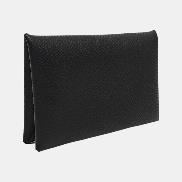 Calvi Epsom Black Card Holder