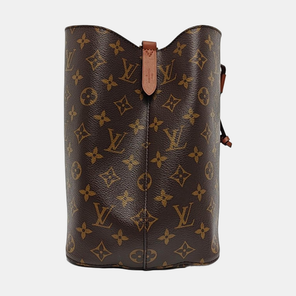 NÉONOÉ MM Monogram Coated Canvas Brown