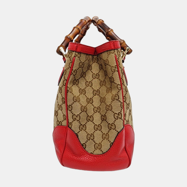 Monogram Canvas Tote Bag Beige